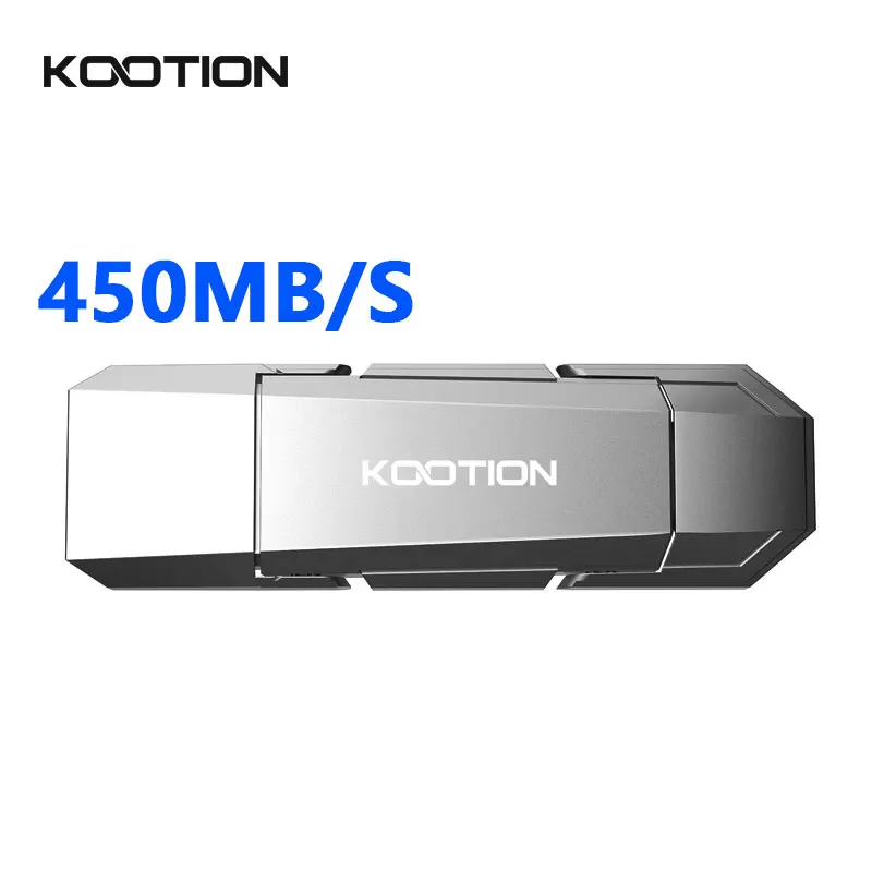 KOOTION U54 USB 3.2 Твердотельный накопитель 450 МБ/с Высокоскоростной флэш-накопитель 512 ГБ 256 ГБ 128 ГБ USB Type C Флэш-накопитель OTG Memory Stick