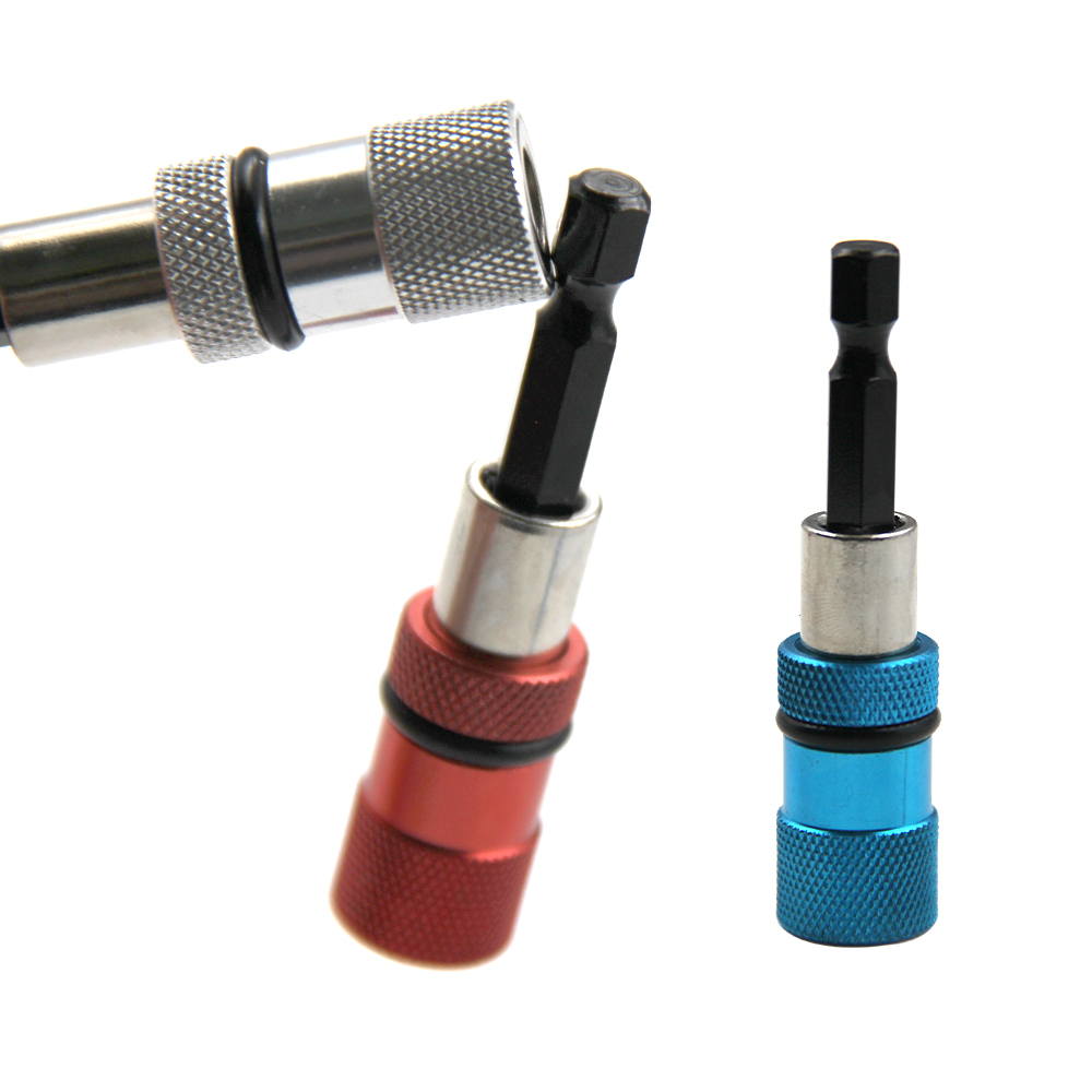 1/4 สแตนเลสสตีลไขควงไฟฟ้าบิตจํากัดแม่เหล็กเชื่อมต่อ Rod ไขควงความลึกปรับ Extension Rod เครื่องมือ