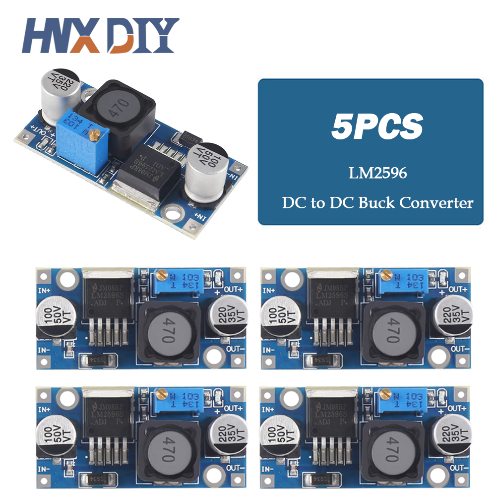 1/5/10Pcs LM2596 DC To DC Buck Converter 3.0-40V ถึง1.5-35V ขั้นตอนลงโมดูล