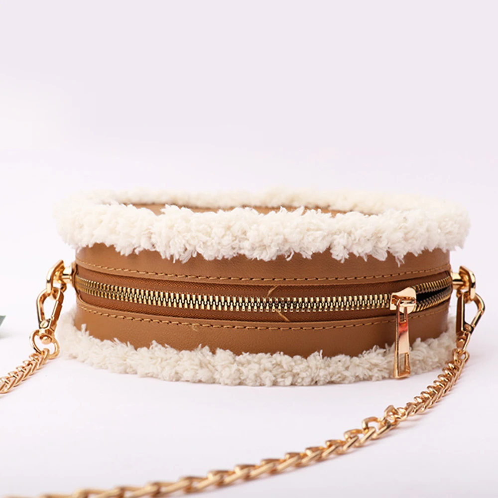 3Pcs/Set 17cm Round Bottom For Knitted Bag PU Leather Bag Base Handmade Bottom With Holes Diy Crochet Bag Bottom Accessories