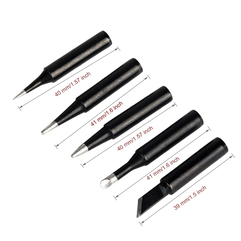5 Cái/lốc Hàn Đầu 900M Đen Bạc Đồng Mỏ Hàn Chì Đầu Mỏ Hàn Đầu Univers 908 S 908 Hàn Dụng Cụ