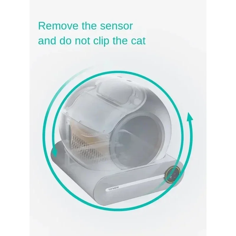 Tonepie-caja de arena inteligente para gatos, dispositivo automático de autolimpieza con Control por aplicación, inodoro grande de 65L, versión en inglés