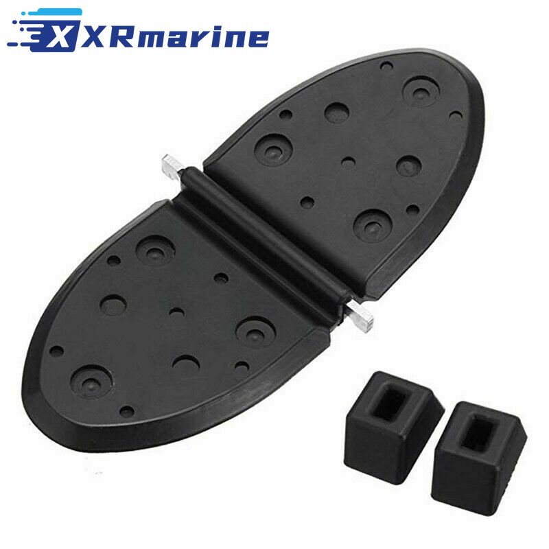 Pair of Exhaust Flappers Water Shutter Assembly for MerCruiser Stern Drive 4.3-8.1L 807166A1