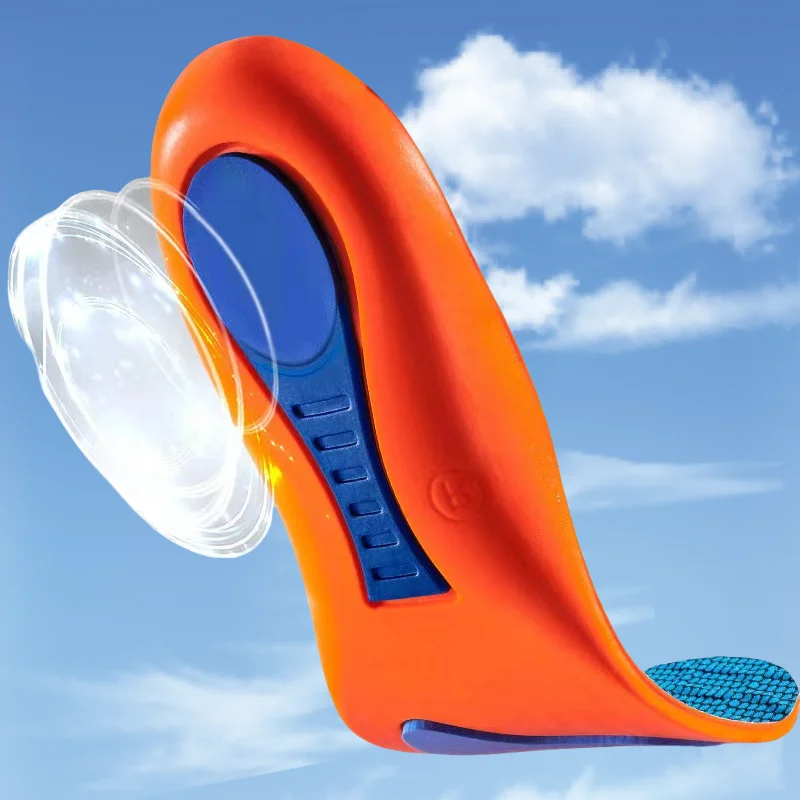 ศัลยกรรมกระดูกกีฬาความยืดหยุ่น Insoles สําหรับรองเท้า Unisex เทคโนโลยี Shock Absorption Breathable Running Insoles