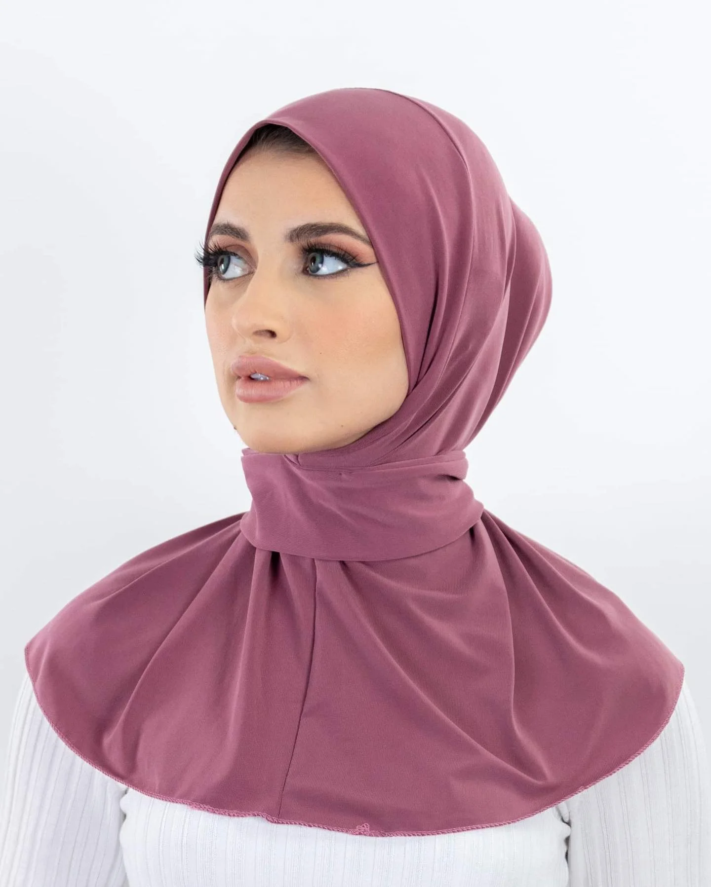 Pronto para usar capa completa interna instantânea hijab qualidade premium camisa cachecol com botões traseiros mulheres muçulmanas turbante bonés