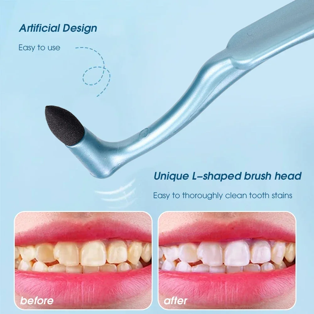 New Tooth Stain Cleaning Brush Deeply Clean Gums Mouth Interdental Brush No Hurt Teeth Stain Eraser Remove Instant Portable Tool