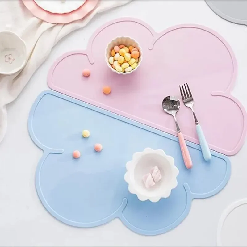 Tapis d'alimentation pour animaux de compagnie, pour chats et chiens, avec anti-pill, antidérapant, imperméable, fuite de nourriture, napperons en Silicone faciles à nettoyer