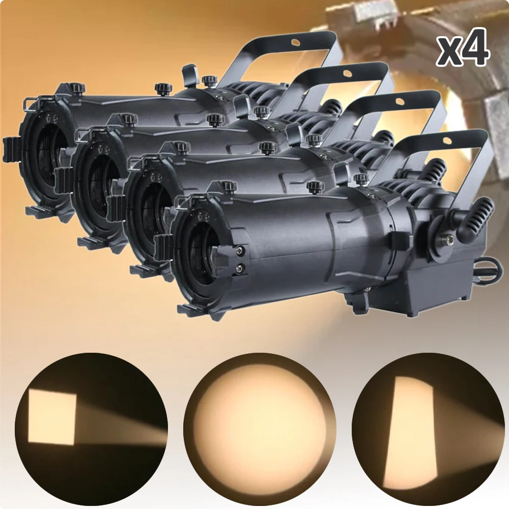 4 teile/los 60w LED Bühnen scheinwerfer 3200k/5600k mx512 ktv Bar DJ Disco Party Spot Beam Lampe leichte Mini Tanzfläche Beleuchtung
