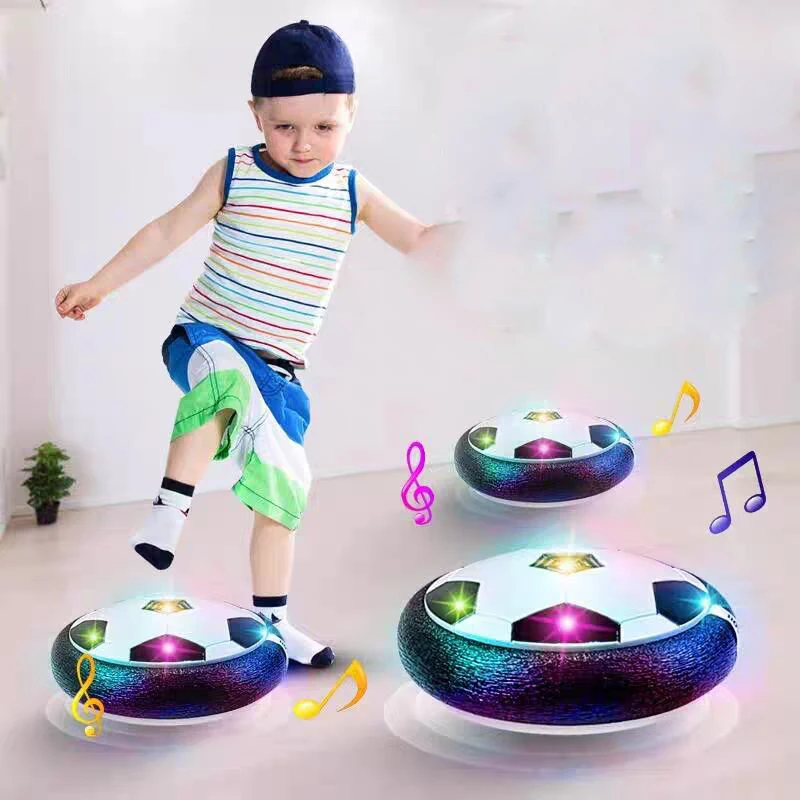 Juegos familiares, balón de fútbol LED para niños, juguete de fútbol eléctrico con música, juguetes deportivos para padres e hijos