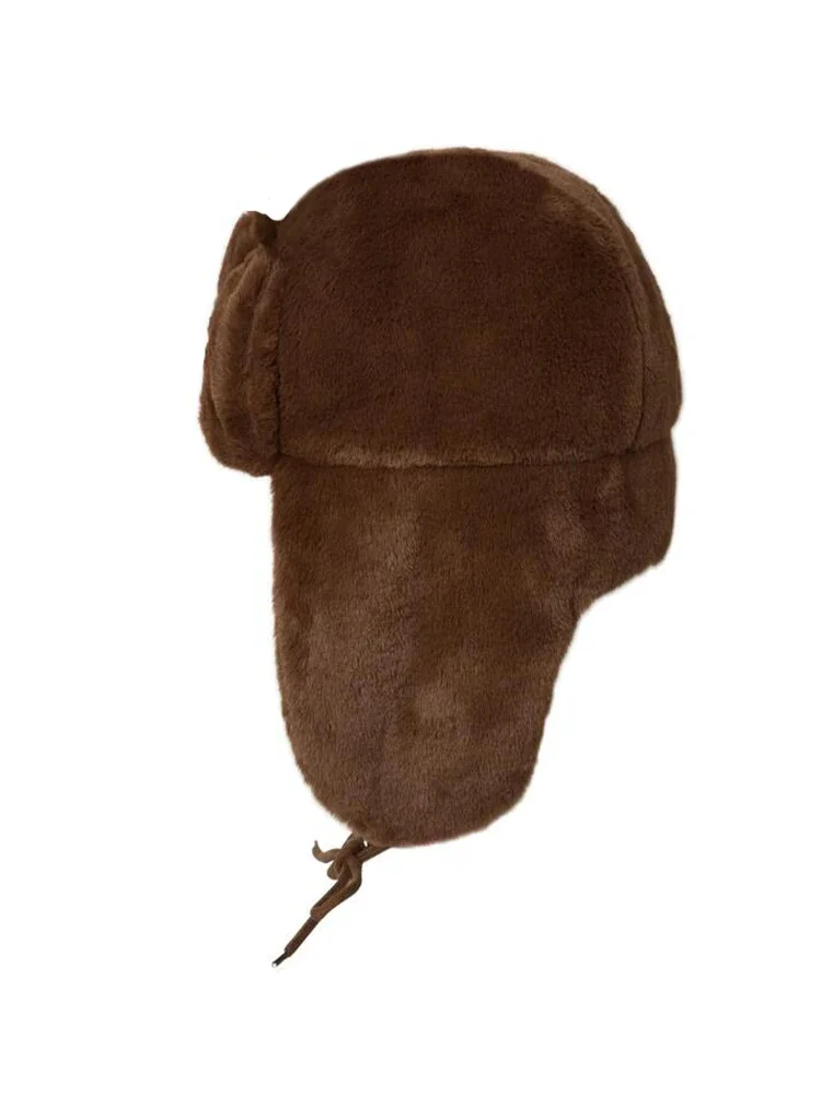 Sombrero multicolor cálido para hombre y mujer, gorro con orejeras de dibujos animados, a la moda