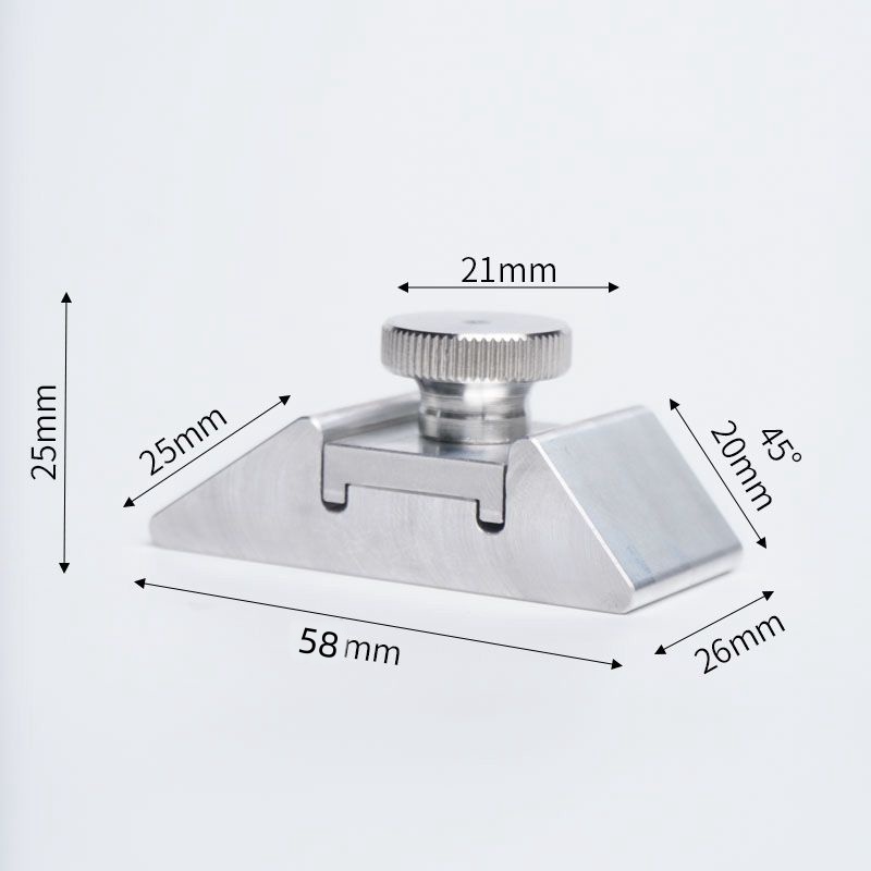 Allsome resistente liga de alumínio lixa rack moagem clipe canto interno avião polimento mão lixa couro borda moedor