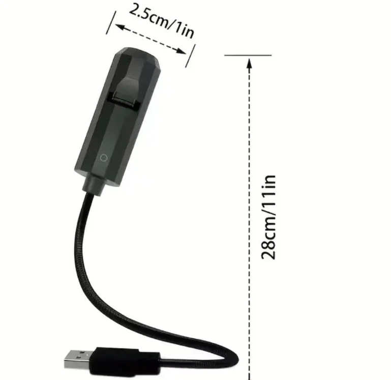 Projektor LED USB z 3/4 wzorami projekcyjnymi - Regulowana lampka nocna USB do dekoracji świątecznych