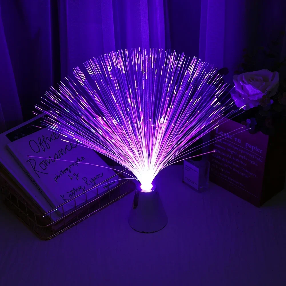 7-kolorowa lampa światłowodowa LED Wielokolorowe światło gwiazdowego nieba na świąteczne oświetlenie nocne LED z włókna światłowodowego