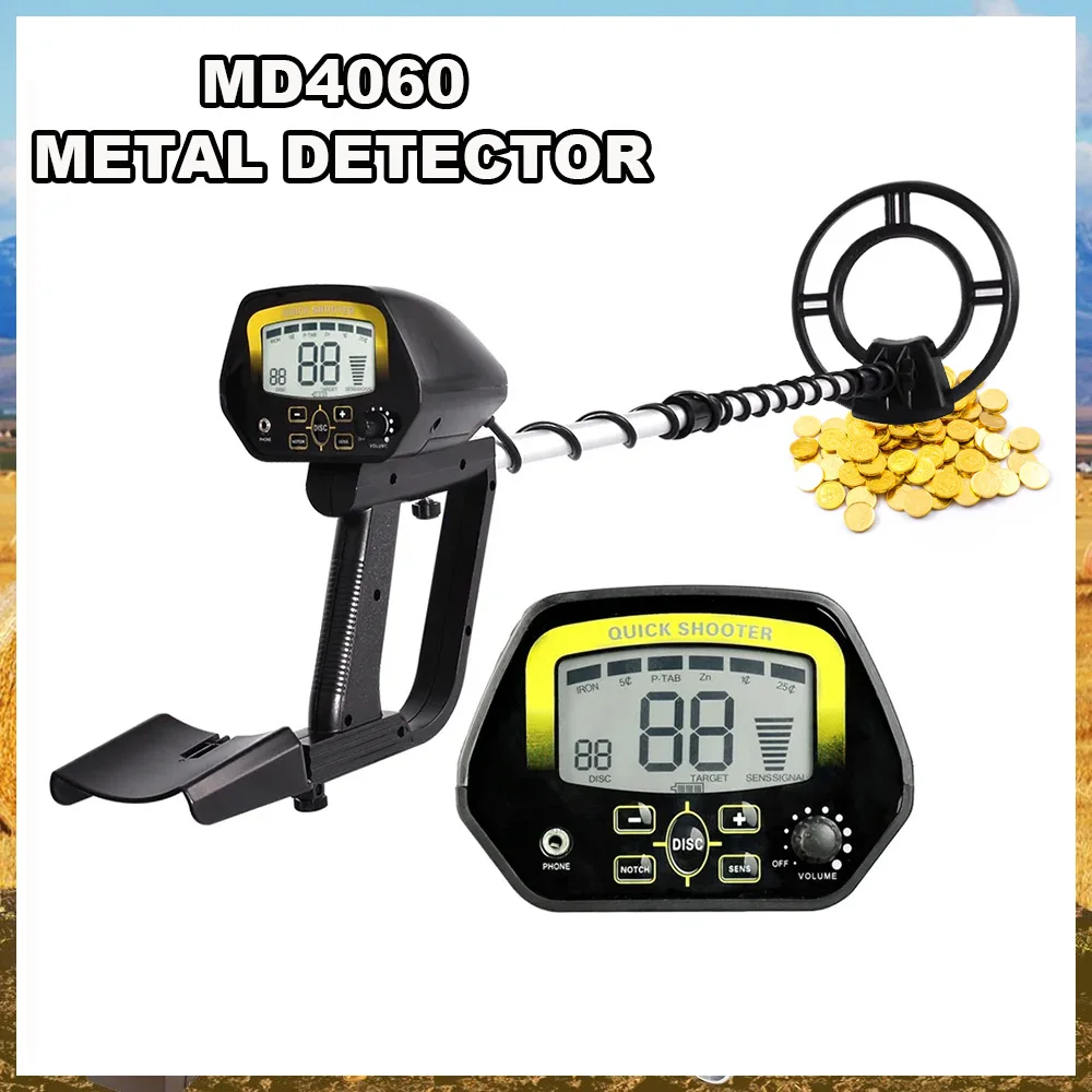 NIEUWE Verbeterde MD4060 Metaaldetector Accessoires Ondergrondse Metaaldetector Pinpointer Goud Detectoren Sieraden Treasure Hunter