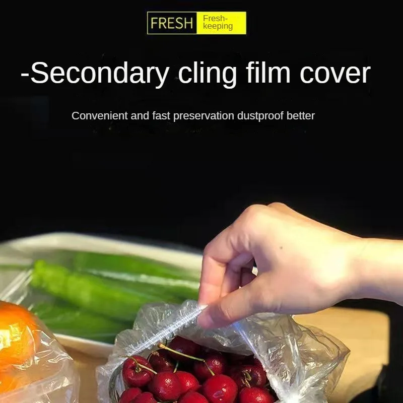 Reusable Disposable Food Cover Plastic Wrap Durable Elastic Food Lids for Bowls Elastic Plate Covers For Kitchen Food Saver Bag