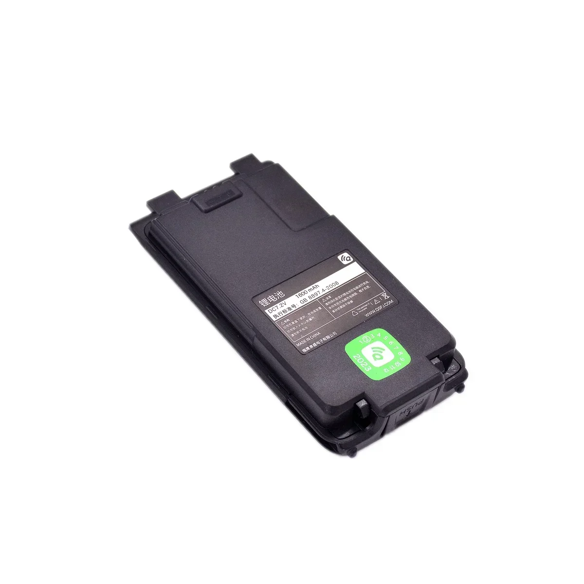 Original QUANSHENG K5 Li-ion Battery Pack High Capacity DC7.2V 1600mAh for UVK5 K6 HAM Walkie Talkie Accessory Power Supply