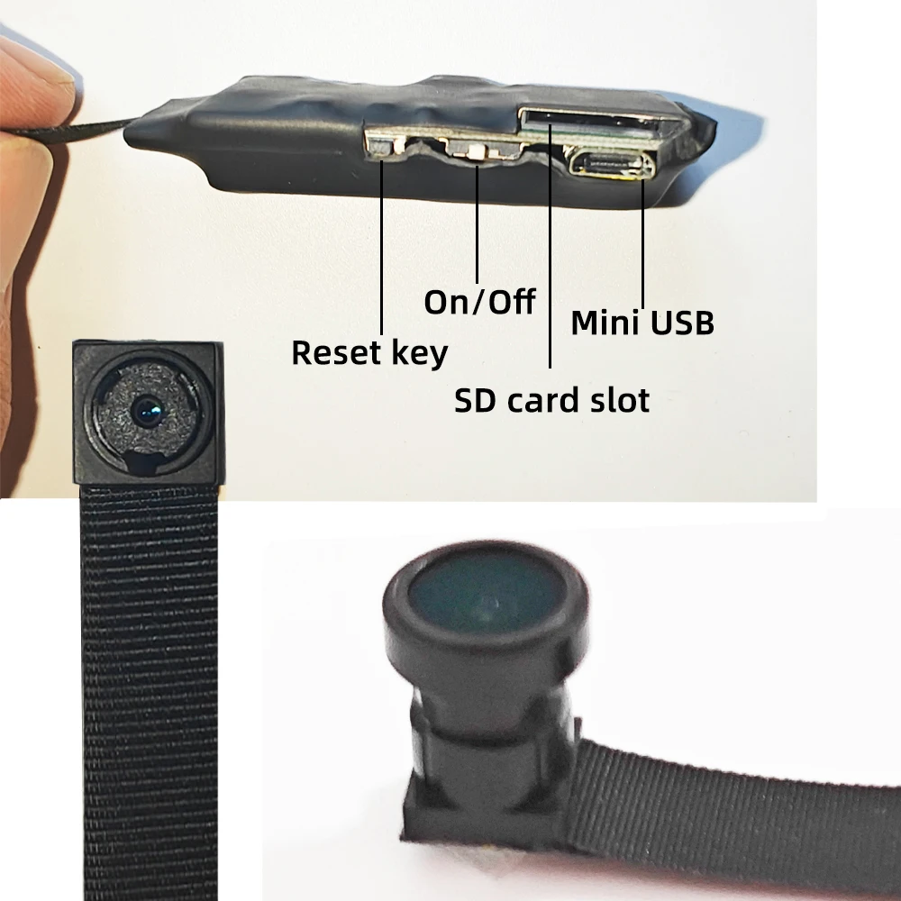Upgraded version, 4K HD mini WiFi camera, supports remote viewing, motion detection, home nanny style DIY camera