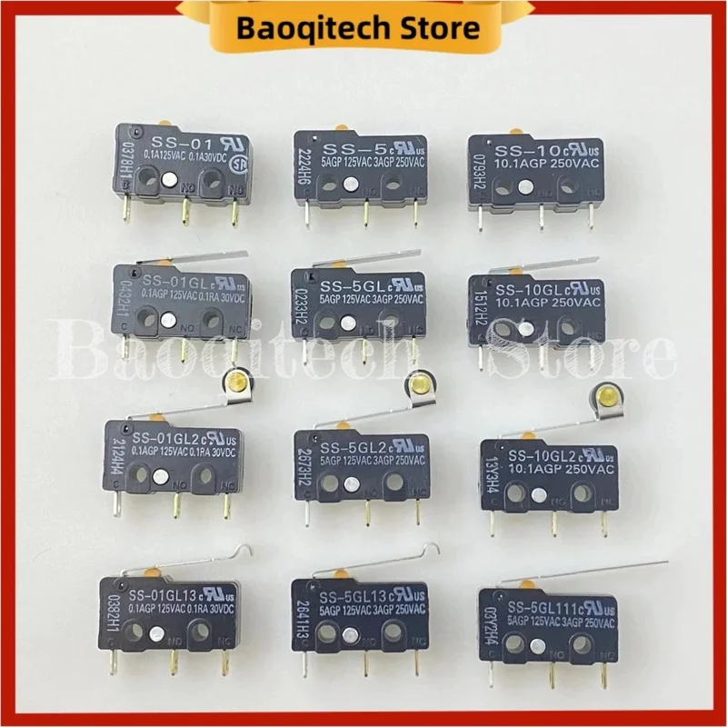 5 uds nuevo Microinterruptor de límite Original SS-5D SS-5 SS-5GL SS-5GL2 SS-5GL13 SS-5-F -5GL-F SS-10 SS-01 GL GL2 GL13 -5GL111 para OMRON