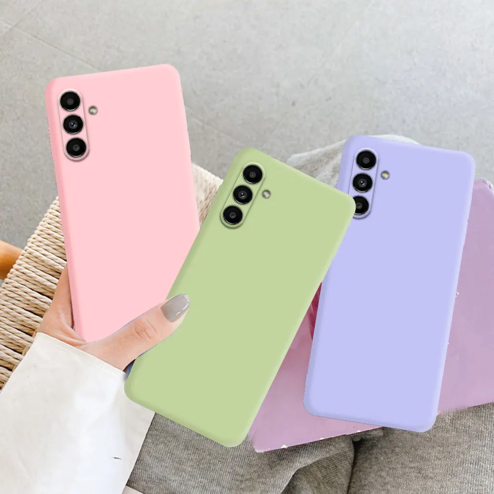 Custodia protettiva in silicone liquido per Samsung Galaxy A15 A25 A35 A55 A22 A32 A52 A13 A23 A33 A53 A14 A24 A34 A54 4G 5G Custodie