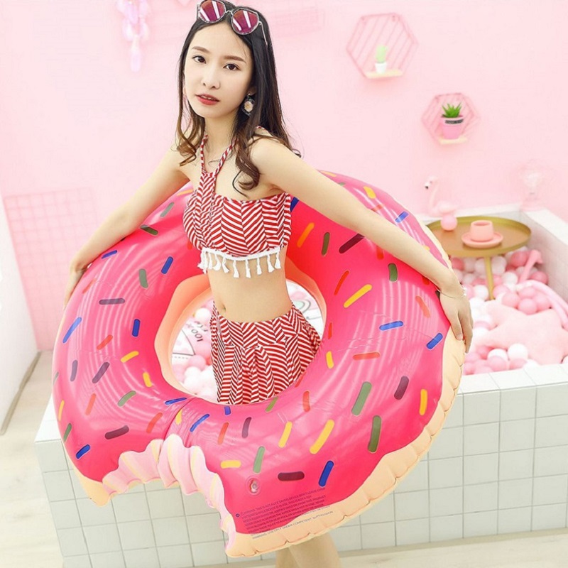 Aufblasbare Schwimmen Ring Donut Pool Float für Erwachsene Kinder Schwimmen Kreis Ring Matratze für Schwimmbad Spielzeug Sitz Dropshipping