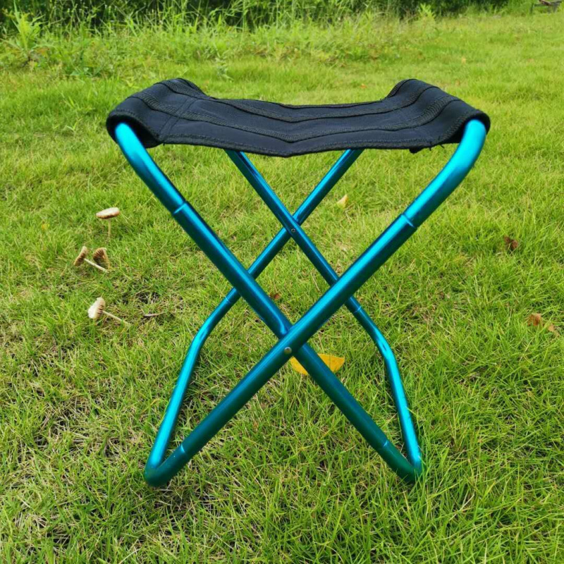 Outdoor 7075-Chaise pliante en alliage d'aluminium, tabouret de pêche, de camping et de train portable