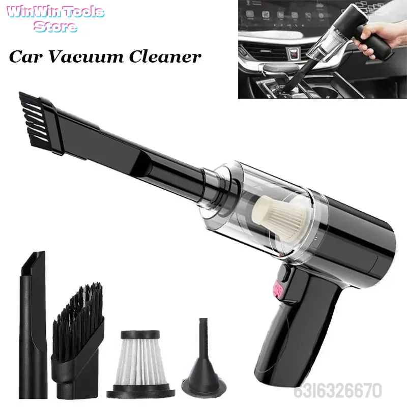 Aspirateur sans fil Portable 9000Pa, forte aspiration, collecteur de poussière, aspirateur sec et humide, plumeau d'air pour voiture