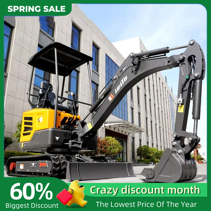 Miniexcavadora China de 3,5 toneladas EPA Farm, nueva excavadora sobre orugas, motor Kubota, excavadoras pequeñas, máquina de 1 tonelada y 2,5 toneladas