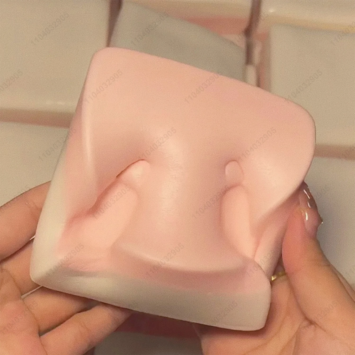 Squishy doppelseitiger klebriger Reiskuchen, rosa, langsam steigender Reiskuchen, Squishy, langsam rebound, Kuchen, Brot, Stressabbau, Hand, Entspannung, Geschenk