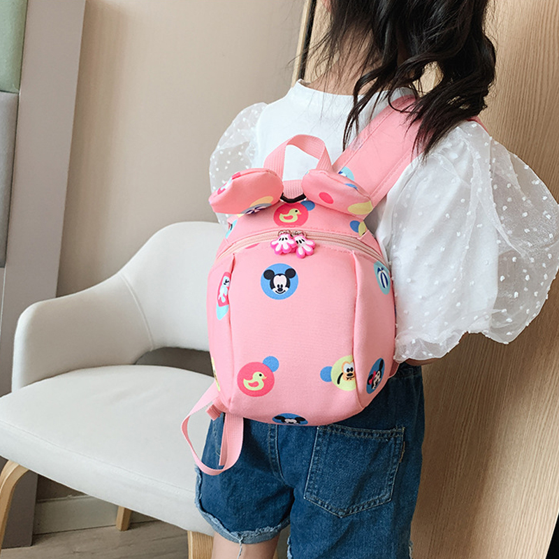 Disney Cartoon Mickey Mouse Rucksack Kinder Rucksack Donald Ente Kindergarten Schult asche Kinder Mädchen Junge Zubehör Tasche Geschenke