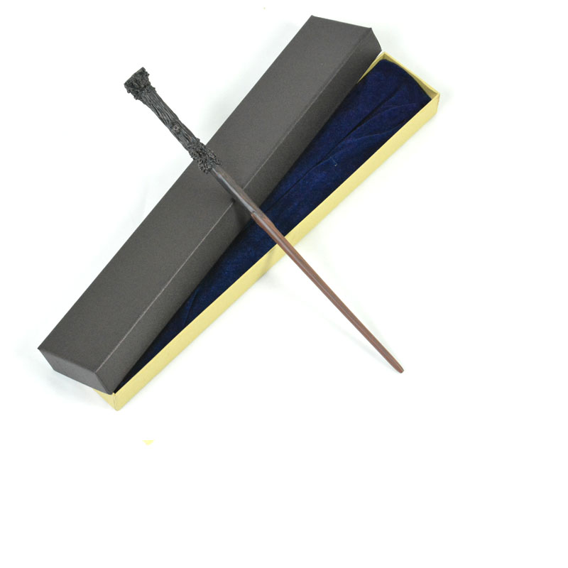 varinha mágica com núcleo de metal cosplay para crianças com caixa