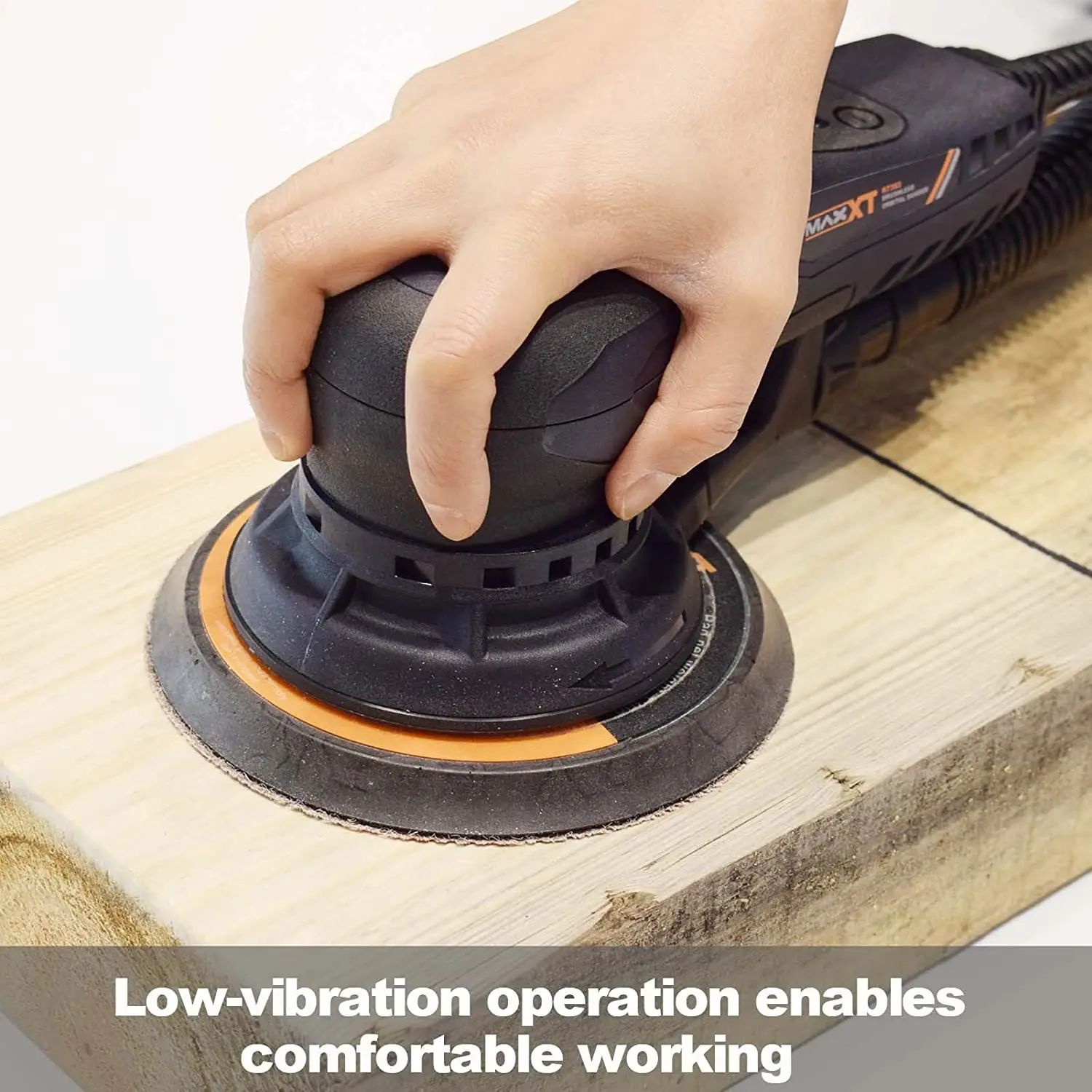 MAXXT 2.5mm/5.0mm Popular Design Random Electric Dust Free Brushless 220V Machine Sander Orbital