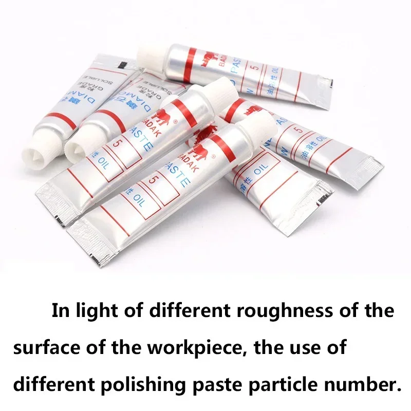 2 Stück 1/4-1/2 Körnung Metall polier creme Diamant polier läpp paste Glass chleifen Polieren Schleif paste Nadel werkzeug