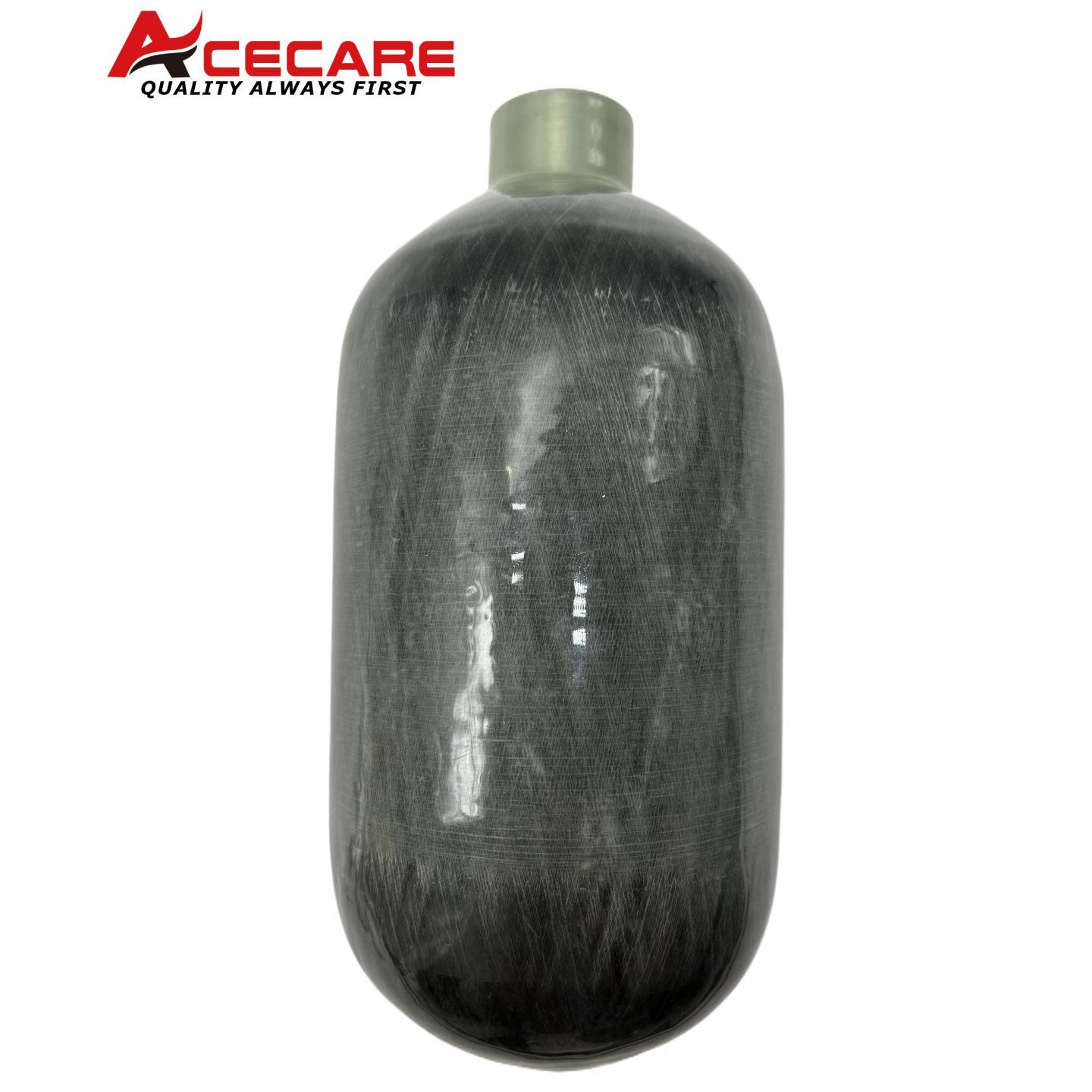 Acecare 4500Psi 300Bar 1.1L Koolstofvezel Cilinder Hogedruk Luchtfles HPA Tank Mini Scuba M18 * 1.5
