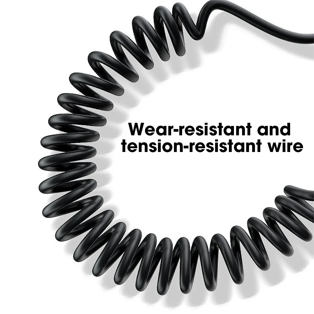 For Apple 30W USB Fast Car Charger Cable For iPhone 14 13 12 11 Pro Max 8 Plus X XS Spring Telescopic Charging Cable Accessories