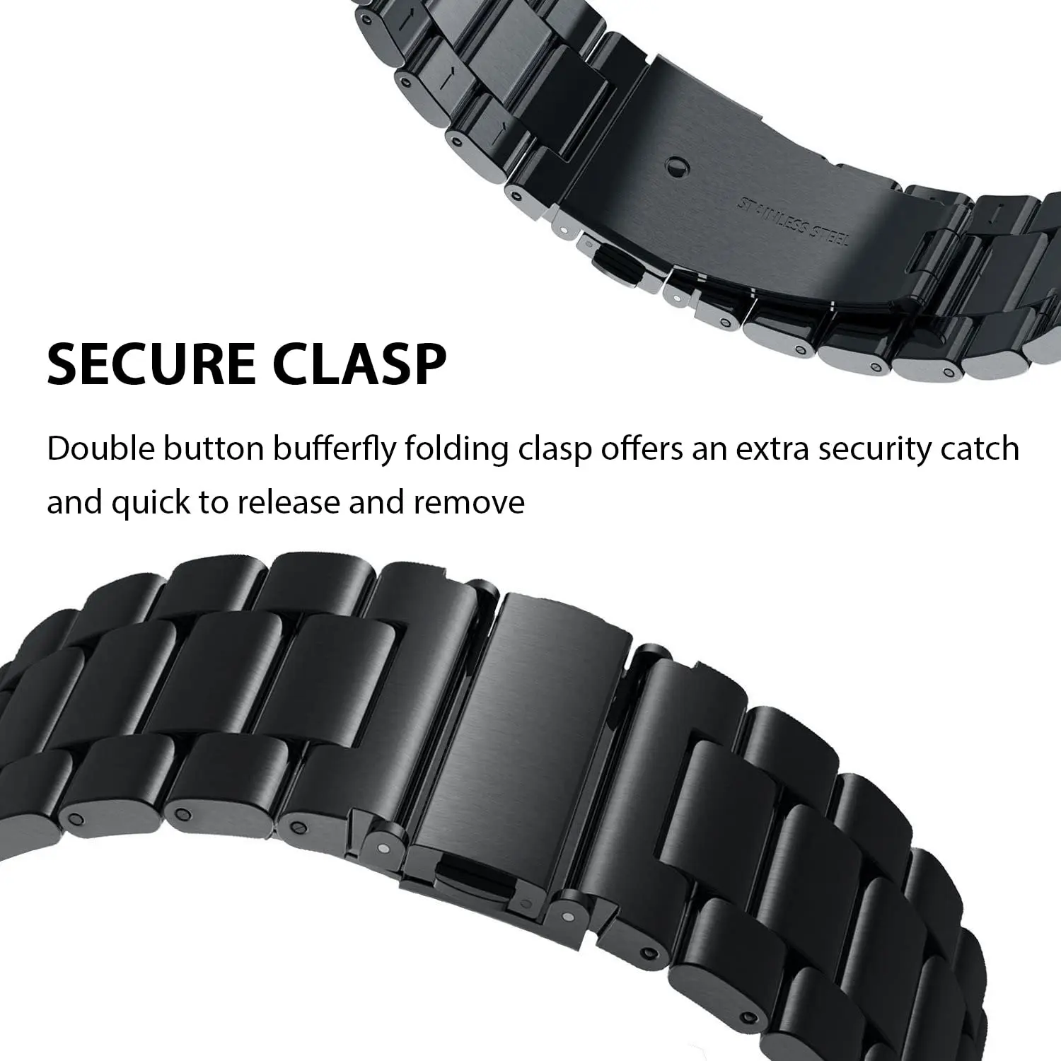 Pulseira de aço inoxidável para apple watch ultra 2 49mm 40mm 44mm 42mm 41mm 45mm 46mm pulseira para iwatch série 9 8 7 se 6 pulseira