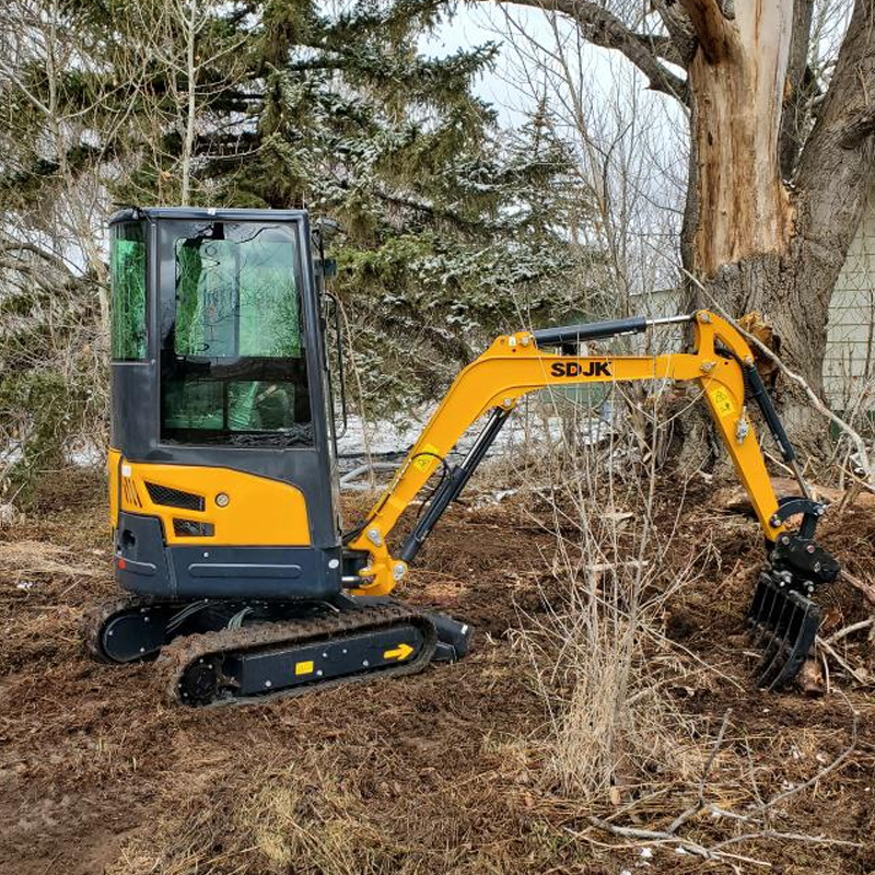 Мини-экскаватор 2-тонный экскаватор новый гидравлический гусеничный экскаватор Многофункциональный экскаватор