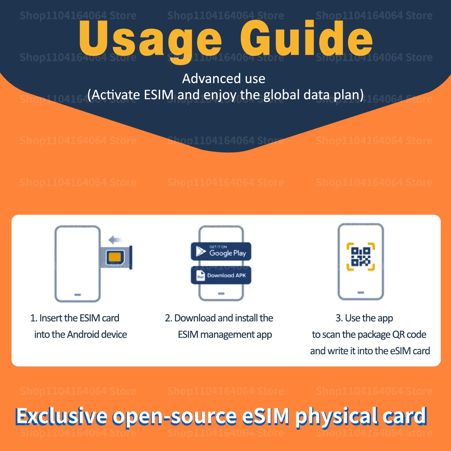 Open Source ESIM Physical Card EasyEUICC Unlimited Write Storing 15 Phone Numbers for IPhone and Android