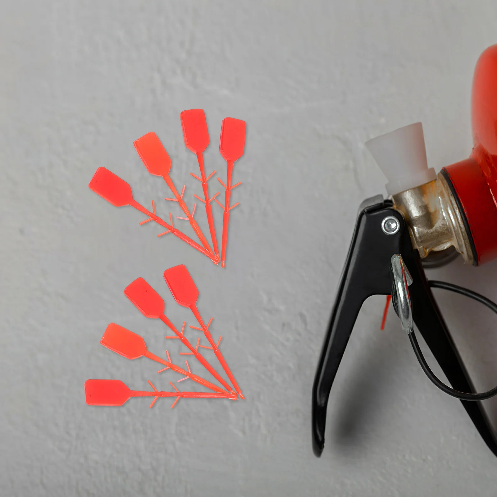 1000 Pcs Fire Extinguisher Accessories Plastic Security Seal Hooks Holder Pin Concentric Reducer Tube for Tamper Seals Car Kit