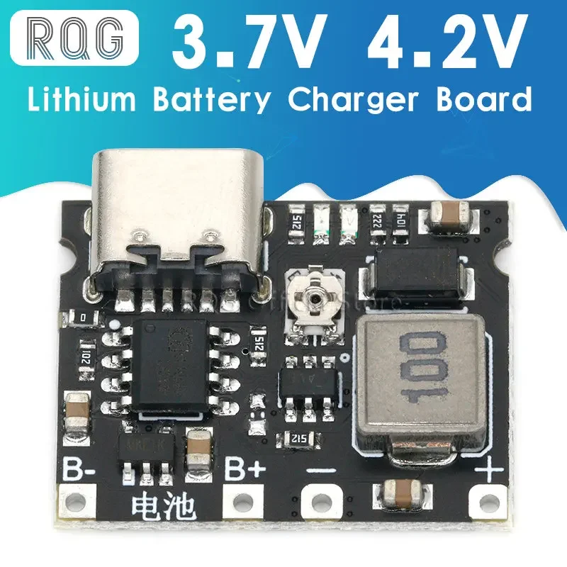Lithium Li-ion 18650 3.7V 4.2V Pin Sạc Ban DC-DC Bước Lên Tăng Cường Mô Đun TP4056 DIY Bộ Phần