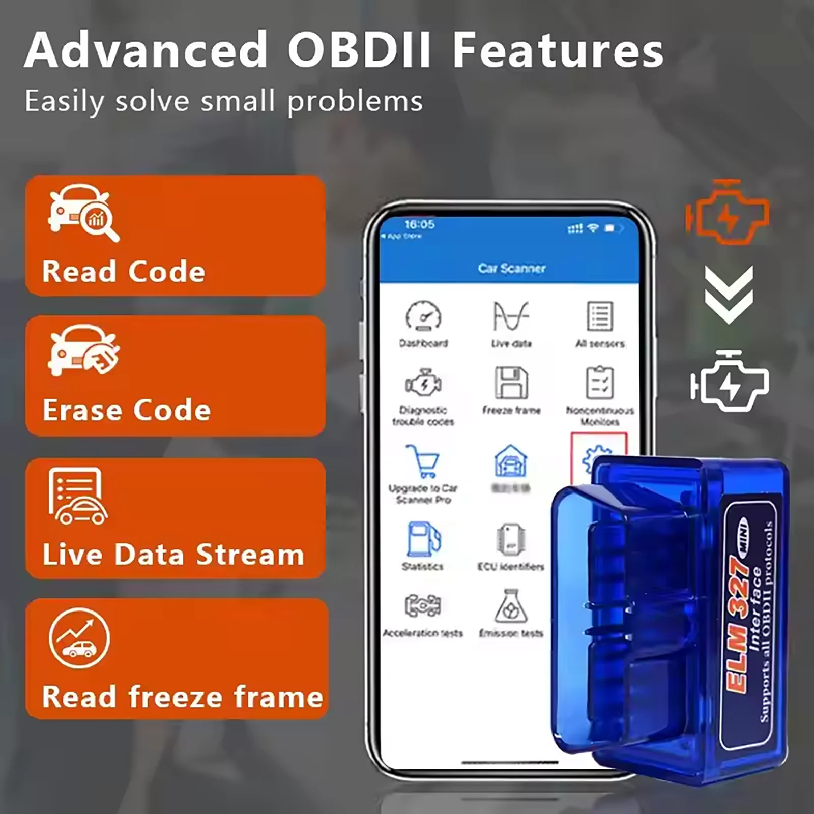 ELM327 V2.1 Mini Bluetooth Detector Obd Bluetooth Auto Storing Detector Obd2 Auto Diagnostic Tool Voor Android/Windows