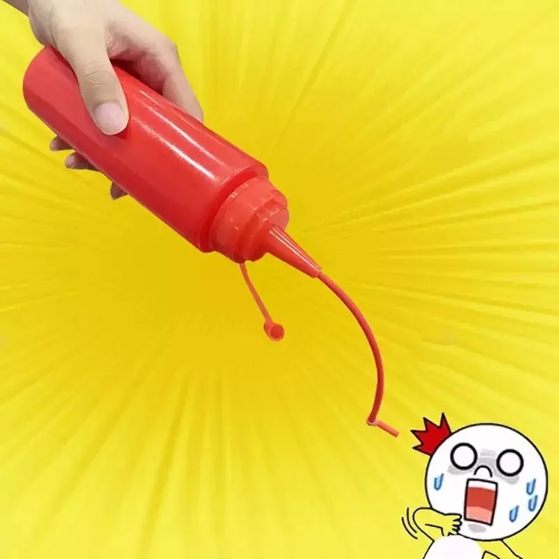 Botellas de Ketchup de broma divertidas, bromas prácticas, broma de salsa de tomate, juguetes geniales para niños y adultos, artículos aterradores, regalo sorpresa de Ketchup falso