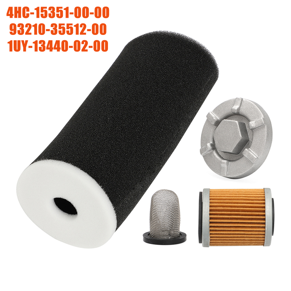 Motorcycle Oil Drain Plug Strainer Filter For Yamaha Warrior Raptor Wolverine Big Bear 350 4HC-15351-00-00 1UY-13440-02-00