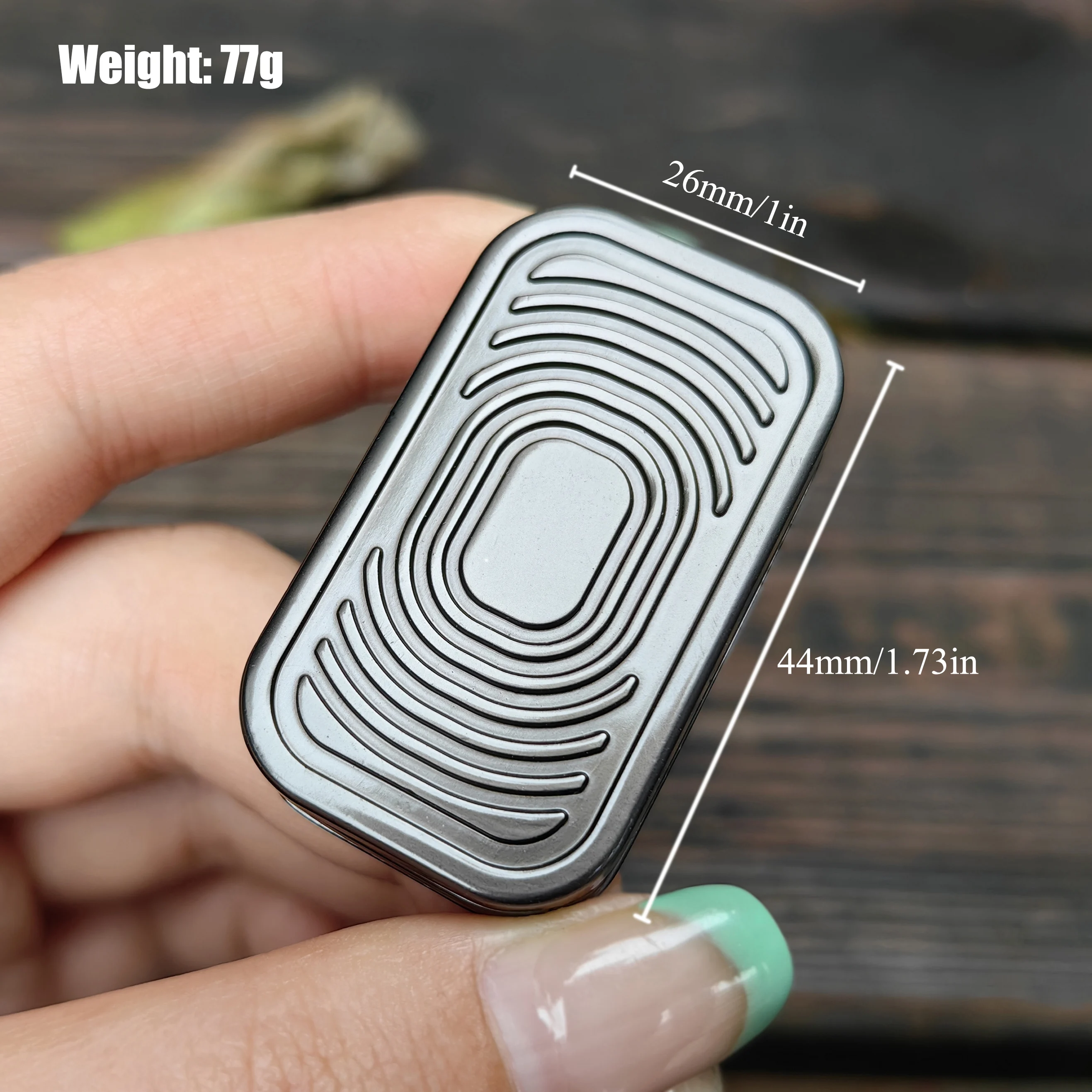 Push Card Magnetic Slider EDC Fidget Slider โลหะ ADHD ของเล่นป้องกันความเครียดความเครียดและความวิตกกังวลบรรเทา Fidget ของเล่นโต๊ะของเล่นของขวัญ