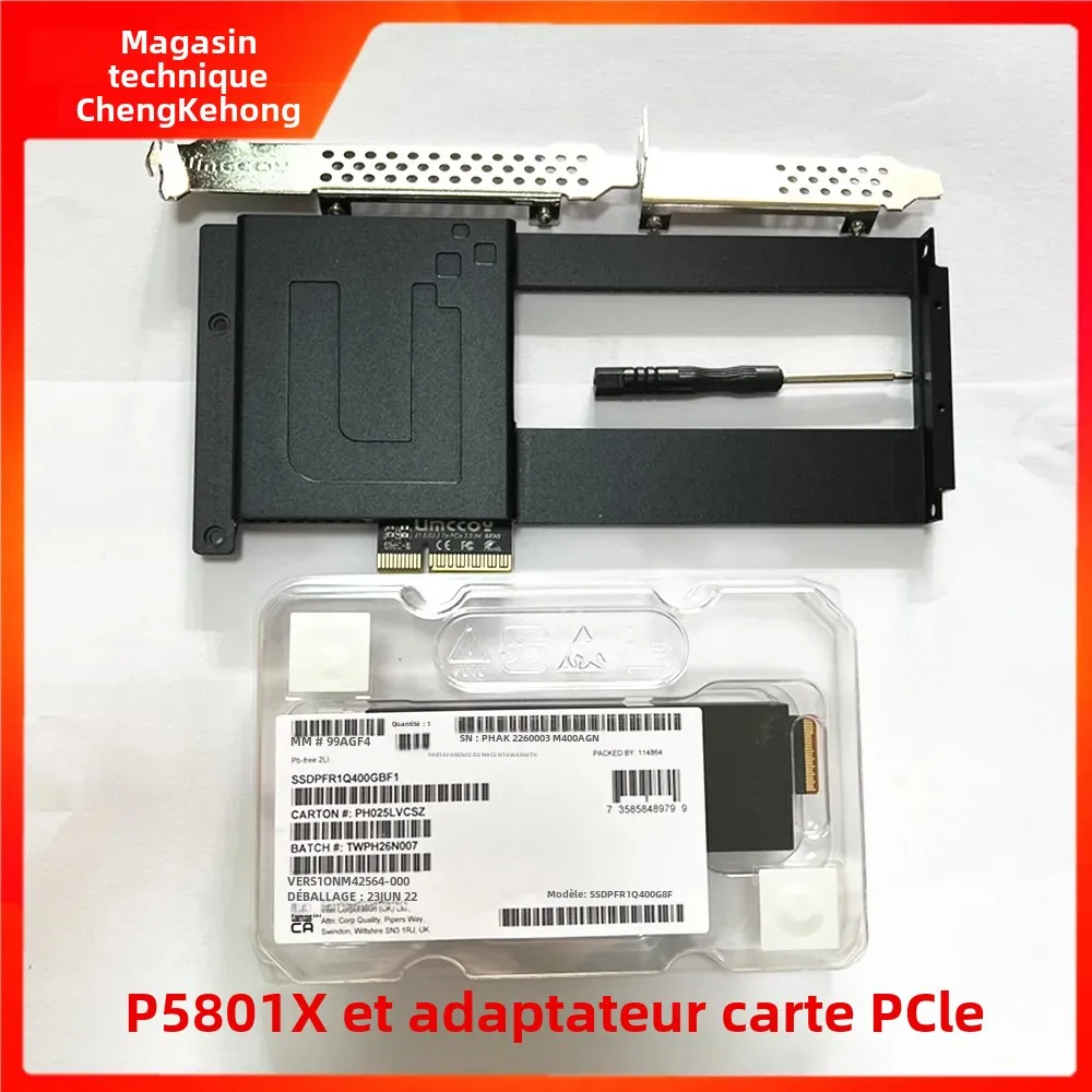 SSD d'origine pour Intel OPSizes E, P5801X, 400G E1. Lecteur à semi-conducteurs de niveau entreprise, interface S, SSug FR1Q400GBF1