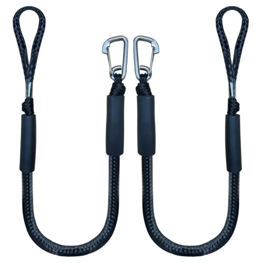 Elastic Bungee Cord para Dock Lines, Marine Rope, Shock Ties for Kayak, Water Jet Ski, Pontão Canoe, Power Boat Acessórios, 1Pc