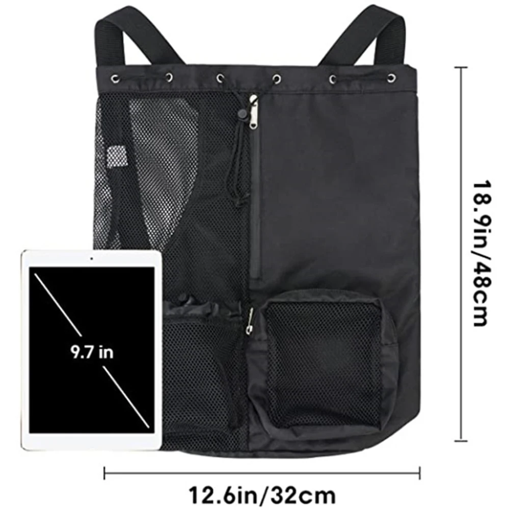 Drawstring 비치 보관 가방 스포츠 배낭 농구 가방 남성 여성 비치 배낭 여름 수영 배낭 메쉬 스포츠 가방