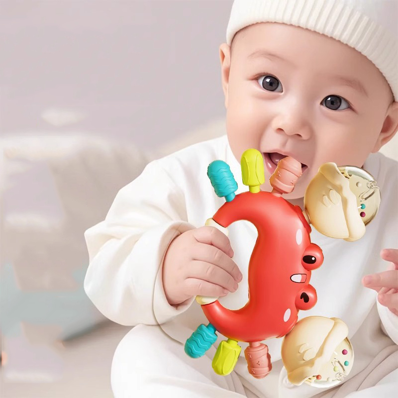赤ちゃんの発達おもちゃ 0 6 12 ヶ月感覚ベビーおしゃぶりガラガラ教育赤ちゃんのおもちゃソフト歯が生えるおもちゃゲーム赤ちゃんのための 1 年