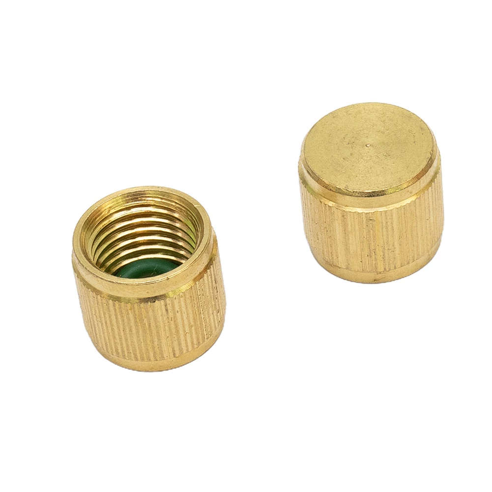 Adaptador tipo T con conector giratorio, accesorios de rosca externa 1/4 SAE, nueva bomba, válvulas de servicio de refrigeración de latón macizo