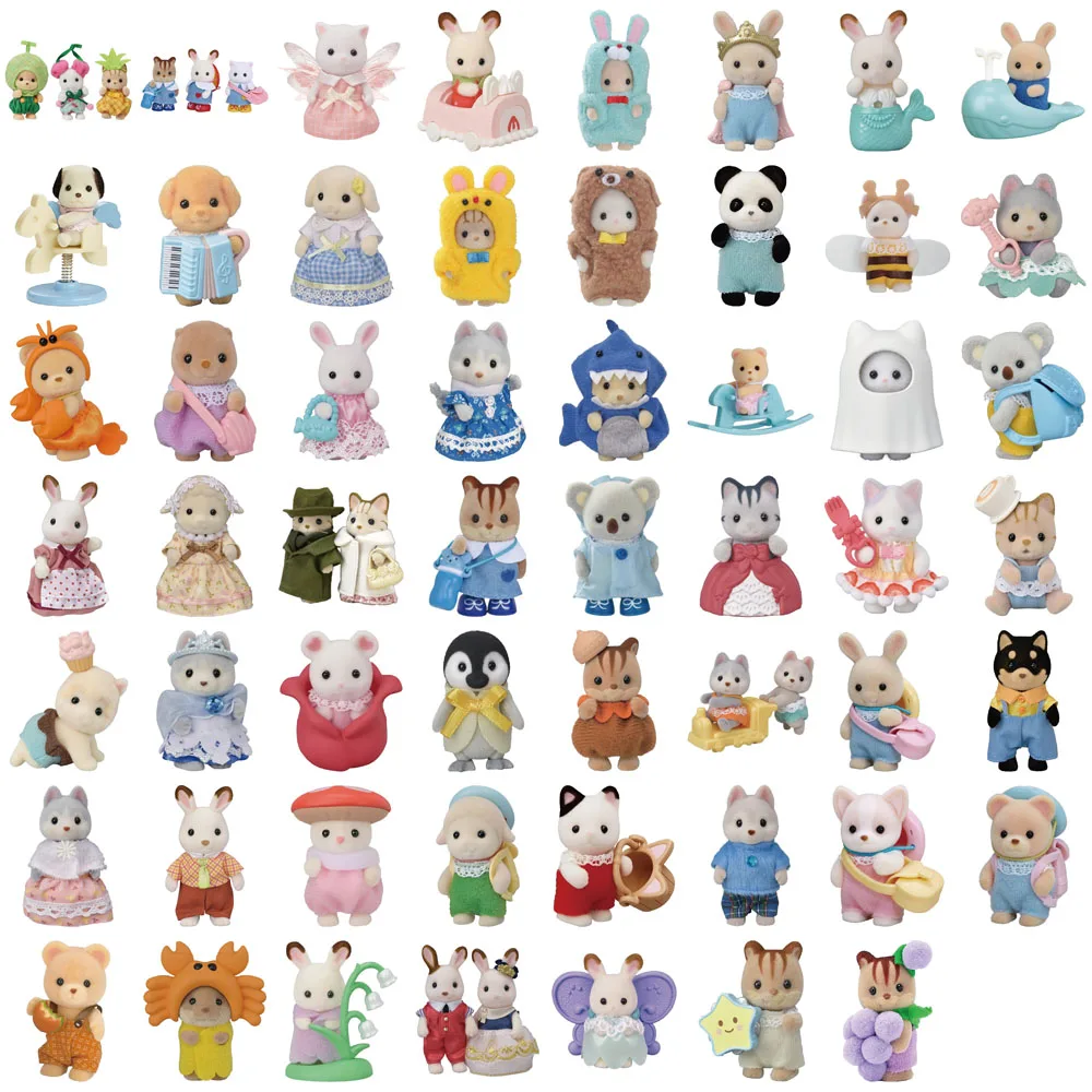55/110PCS Calico Critters Cute Cartoon Stickers Decorative Phone Cases Notebook DIY Personalized Waterproof Stickers