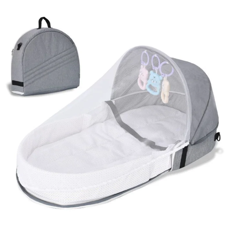 แบบพกพาเด็ก Nest เตียงสำหรับ Boys Girls Travel Crib ยุงสุทธิพับ Nest ทารกแรกเกิด Bassinet ทารก Sleeping ตะกร้า